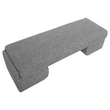 Houndstooth Varo Ottoman Bench